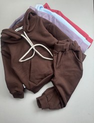 تصویر ست هودی و شلوار داخل کرک lilium 