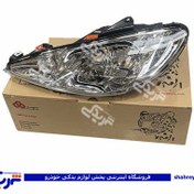 تصویر چراغ جلو فابریک پژو 206 بدون موتور جمع ساز -سمت چپ(راننده) 206