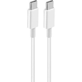 تصویر کابل دو سر تایپ سی فست شارژ | Fast charging cable - سفید / فست شارژر Double-ended Type-C fast charging cable | Fast charging cable