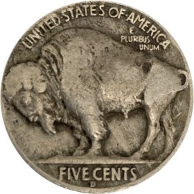 تصویر سکه آمریکا 5 سنت آمریکا سرخپوست بوفالو 1935 