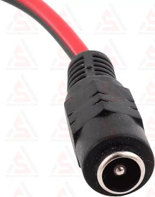 تصویر فیش آداپتور مادگی سیم دار تمام مس 