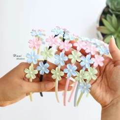 تصویر تل مو شکوفه مروارید دار 