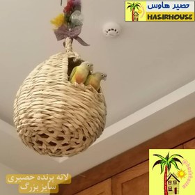 تصویر لانه پرنده حصیری 