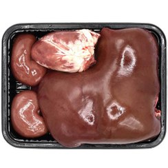 تصویر دل و جگر و قلوه گوسفندی ۱ کیلوگرم 