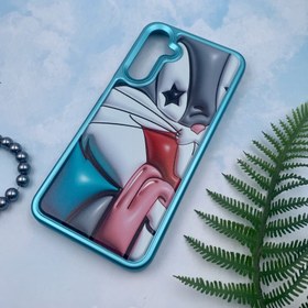 تصویر قاب گوشی سامسونگ گلکسی A25 (سیلیکونی متالیک طرح خرگوش) Samsung Galaxy A25 Phone Case Metallic Silicone With Rabbit Design