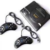 تصویر آتاری سگا مینی حافظه دار 2 دسته با 208 تا بازی مثل سونیک و قارچ خور و شورش در شهر و کمبت 1 تا 4 و غیره 