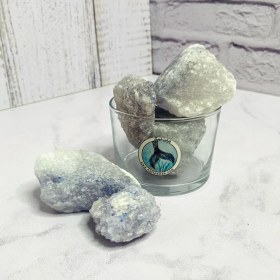 تصویر قلوه سنگ نمک آبی 