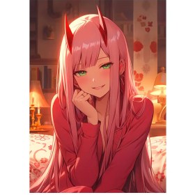 تصویر متال پوستر انیمه Darling in the Franxx کد N401 