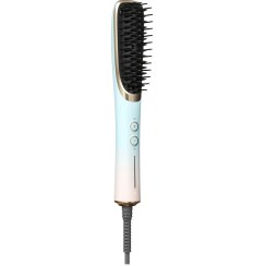 تصویر شانه چند منظوره و صاف کننده یون منفی مدل Enchen Aurora C3 Hair Straightener Brush 