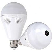 تصویر دوربین لامپی 360 درجه رم خور 