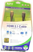 تصویر کابل اچ دی ام آی ورژن 2.1 بافو طول 5 متر | HDMI 2.1 8K 4K 120Hz BAFO 5M HDMI 2.1 8K 5M BAFO