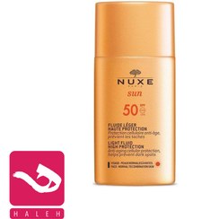 تصویر ضد آفتاب فلوئید نوکس SPF50 