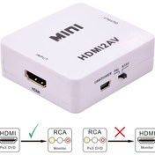 تصویر تبدیل Verity C108 AV to HDMI ا Verity C108 AV RCA to HDMI converter Verity C108 AV RCA to HDMI converter