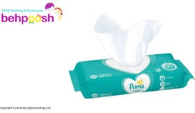 تصویر دستمال مرطوب 52 عددي پریما Prima ا prima Wipes code:1188 prima Wipes code:1188