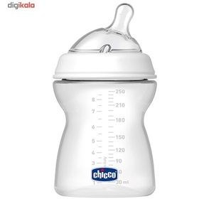 تصویر شیشه شیر مدل Natural Feeling ظرفیت 250 میلی لیتر بی رنگ چيکو Chico Natural Feeling Bottle Capacity 250ml