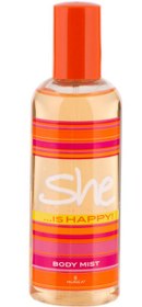 تصویر HUNCA شی بادی میست 150میل هپی (6504) SHE BODY MIST HAPPY FOR WOMEN 150 ML