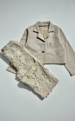 تصویر کراپ کت شلوار مدل پارمیس 