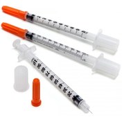 تصویر سرنگ یکپارچه انسولین بی دی حجم 1 میلی‌لیتر با سرسوزن گیج 31 و طول 8 میلی متر BD Insulin Syringe 1 ml ( بسته 10 عددی) 