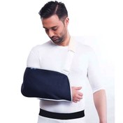 تصویر آویز دست شانه ای با پد حوله ای پاک سمن Paksaman Arm Sling With Soft Orthopedic