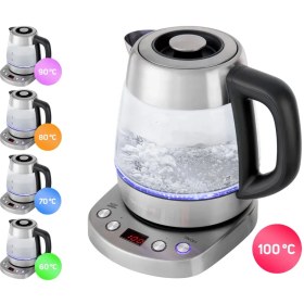 تصویر دمنوش ساز و کتری برقی سنکور مدل SWK1080SS Sencor SWK1080SS electric tea maker and kettle