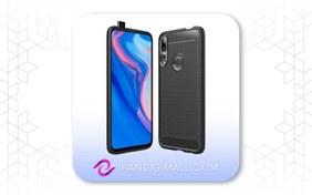 تصویر قاب فیبر کربن گوشی هواوی مدل HUAWEI Y9 2019 برند rugged armor 