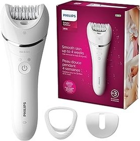 تصویر Philips Epilator Series 8000 ، با 3 لوازم جانبی ، BRE700/04 Philips Epilator Series 8000, with 3 Accessories, BRE700/04