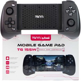 تصویر دسته بازی گوشی بلوتوث تسکو مدل TG 155W ا TSCO TG 155W Bluetooth Mobile Game Controller TSCO TG 155W Bluetooth Mobile Game Controller