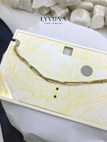 تصویر پابند طلایی دو ردیفه 