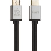 تصویر کابل HDMI پی نت مدل HDTV طول 3 متر ا Cable HDMI 3m P.net Cable HDMI 3m P.net