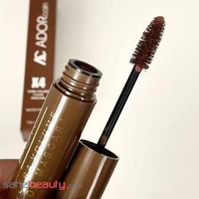 تصویر ریمل حجم دهنده X4 قهوه ای آدور کوین Ador Coin حجم 10گرم Ador Coin X4 volumizing mascara in brown, 10 grams