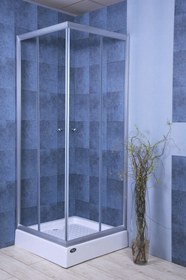 تصویر دوردوشی شیشه ای حمام شاینی مدل N-SC018 