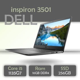 تصویر لپ تاپ DELL مدل inspiron 3501 i5 نسل 11 (نو اپن باکس) 