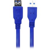 تصویر کابل افزایش طول USB 3.0 کی نت مدل K-CUE30015 به طول 1.5 متر knet K-CUE30015 USB 3.0 Extention Cable 1.5m