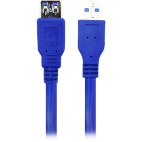 تصویر کابل افزایش طول 1.5 متری USB3.0 کی نت K-OC902 K-Net K-OC902 1.5m USB 3.0 Extender Cable