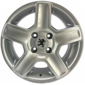 تصویر رینگ اسپرت مدل چلنجر نقره ای سایز 15(سمند-پژوپارس-405-206) 