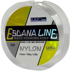 تصویر نخ مونوفیلامنت ماهیگیری کایدا Escana Line - طول 50 متری 
