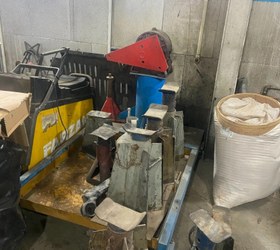 تصویر میز دوار تعمیر موتور 