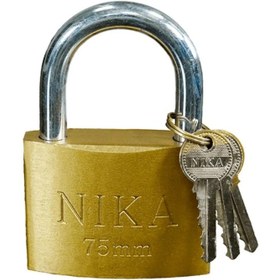 تصویر قفل آویز نیکا سایز 75mm 