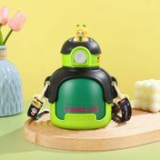 تصویر قمقمه استیل بنددار درب عروسکی600میل قمقمه استیل بنددار درب عروسکی600میل