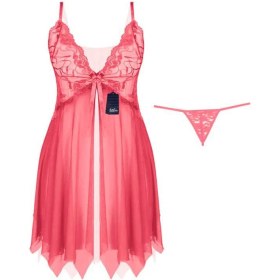 تصویر لباس خواب زنانه شباهنگ مدل APACHE رنگ صورتی 