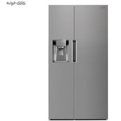 تصویر یخچال فریزر ساید بای ساید پاکشوما مدل RSP 800iS (N1) سیلور با کابین ساده 