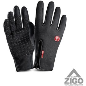 تصویر دستکش وینداستاپر HKXY مدل L208 با تاچ سر انگشتان 