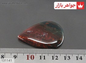 تصویر نگین سنگ خون اشکی فوق العاده خاص کد 131141 