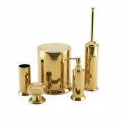 تصویر ست سرویس بهداشتی 5 تکه دلفین مدل KH-brass-05-nw 