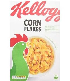 تصویر کورن فلکس -غلات صبحانه کلاگز خروس نشان انگلیسی 360گرمی Kellogg's Corn Flakes 