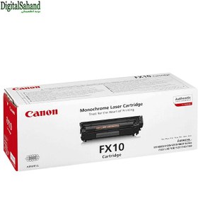 تصویر کارتریج تونر لیزری مشکی کانن Canon ORG FX10 Black درجه یک با گارانتی تعویض 