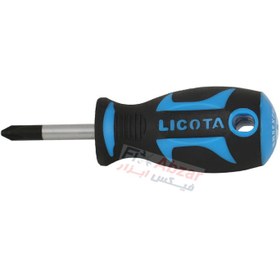 تصویر پیچ گوشتی مشتی چهار سو لیکوتا مدل ASD-520382-HT LICOTA SLOTTED PROFFESIONAL SCREWDRIVER PH2 X 38MM ASD-520382-HT