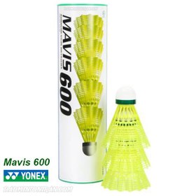 تصویر توپ بدمينتون يونکس Yonex Mavis 600 دور سبز 