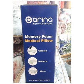 تصویر بالش طبی کارینا مدل کلاسیک memory Foam Medical pillow (classic model)