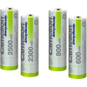 تصویر باتری نیم قلمی شارژی کملیون مدل AlwaysReady بسته ۲ عددی ظرفیت ۸۰۰ میلی آمپر 